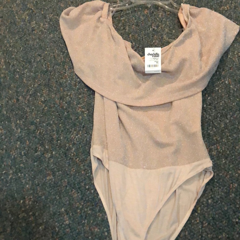 Off the shoulder body suit 🎊